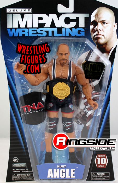 2013 TNA/Impact Wrestling Jakks Pacific Deluxe Impact! Series 10 Kurt Angle [With Diecast Belt]