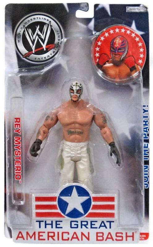2005 WWE Jakks Pacific Ruthless Aggression Pay Per View Series 10 "Great American Bash" Rey Mysterio