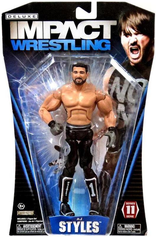 2013 TNA/Impact Wrestling Jakks Pacific Deluxe Impact! Series 11 AJ Styles
