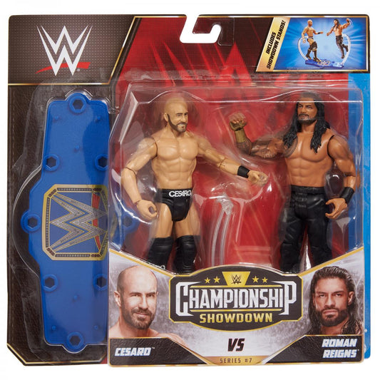 2021 WWE Mattel Basic Championship Showdown Series 7 Cesaro vs. Roman Reigns