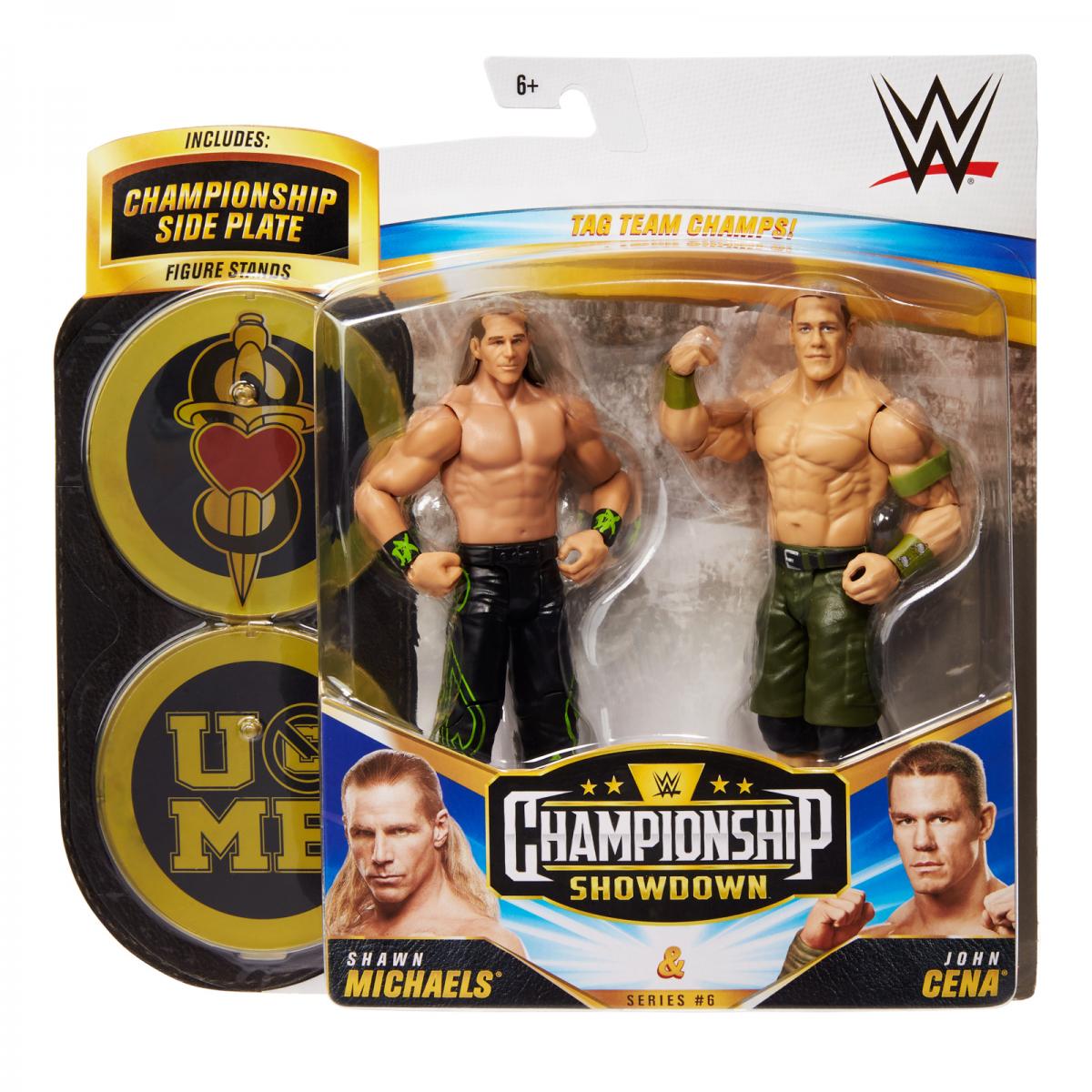 2021 WWE Mattel Basic Championship Showdown Series 6 Shawn Michaels & John Cena