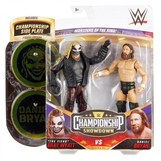 2021 WWE Mattel Basic Championship Showdown Series 3 "The Fiend" Bray Wyatt vs. Daniel Bryan