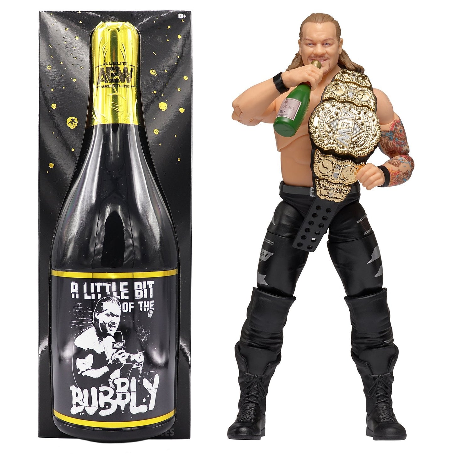 2020 AEW Jazwares Unrivaled Collection Ringside Exclusive #09 "A Little Bit of the Bubbly" Chris Jericho
