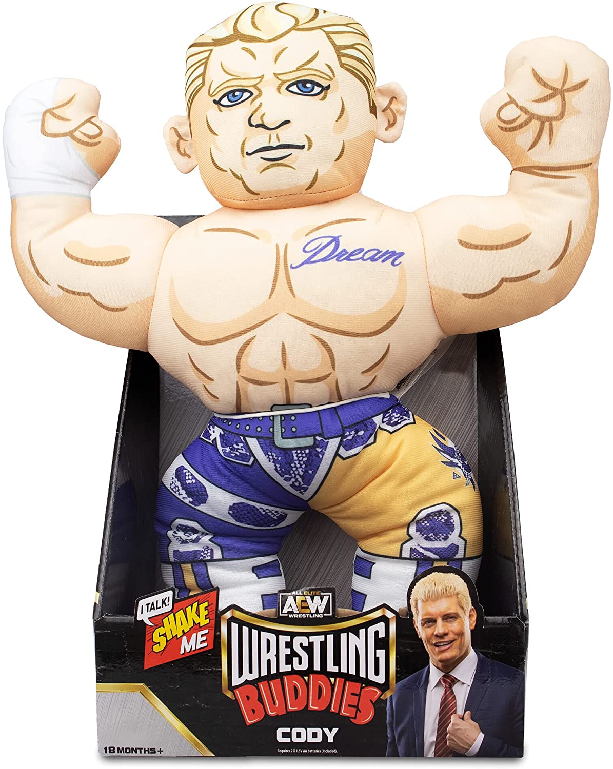 2021 AEW Jazwares Wrestling Buddies Series 1 Cody Rhodes