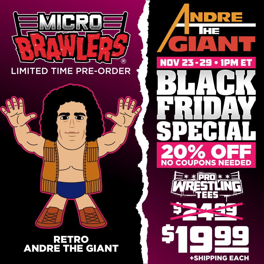 2022 Pro Wrestling Tees Micro Brawlers Limited Edition Andre the Giant [Retro]