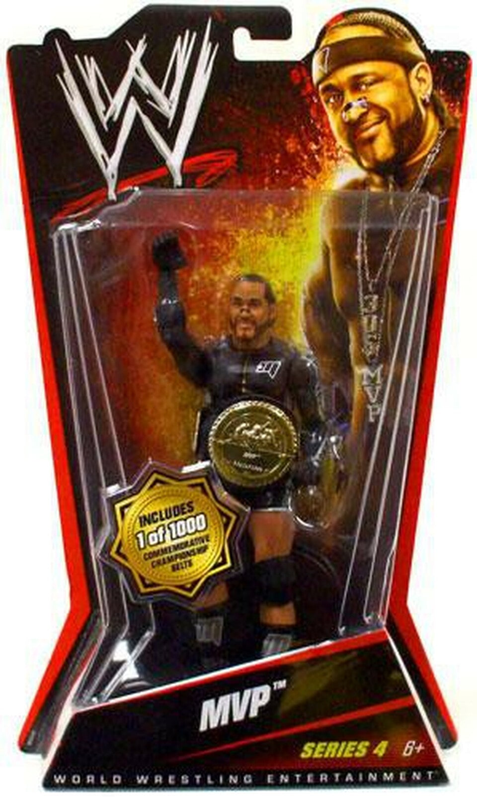 2010 WWE Mattel Basic Series 4 MVP [Chase]