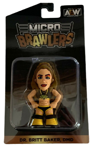 2021 AEW Pro Wrestling Tees Micro Brawlers Wave 1 Dr. Britt Baker, DMD