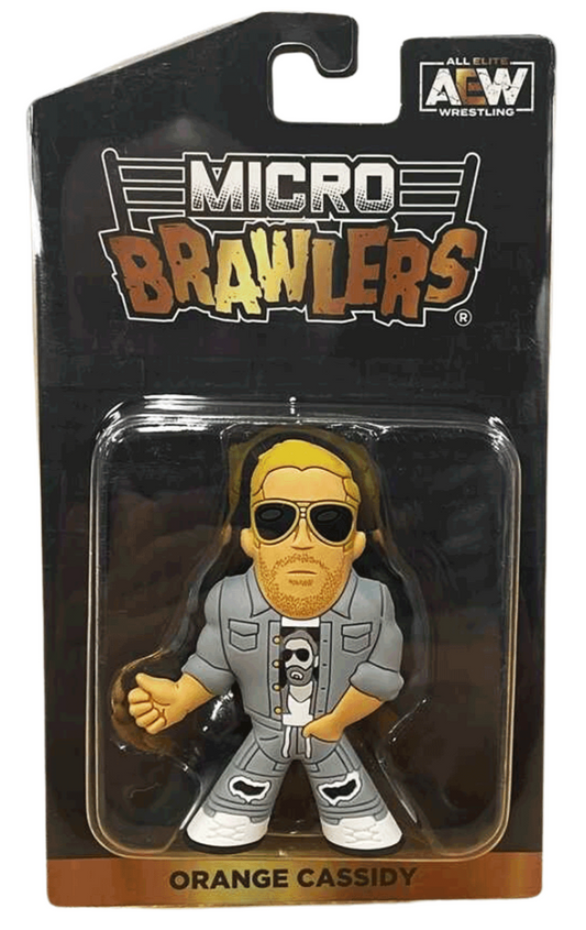 2021 AEW Pro Wrestling Tees Micro Brawlers Wave 1 Orange Cassidy