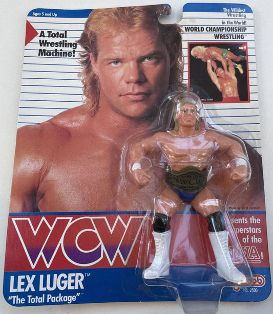1990 WCW Galoob Series 1 Lex Luger [NWA Card]