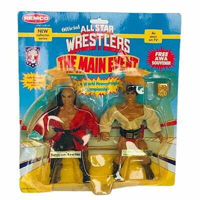 1984 AWA Remco All Star Wrestlers Series 1 Wave 1 Baron von Raschke vs. Rick Martel