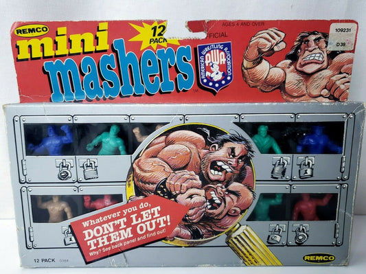 1986 AWA Remco Mini Mashers Mini Mashers 12-Pack