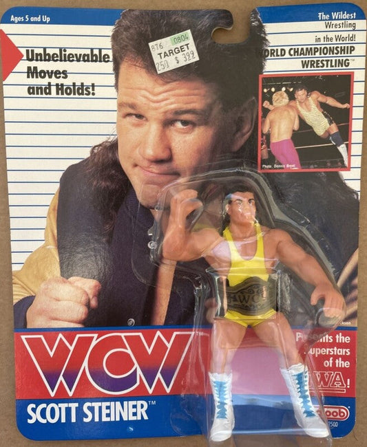 1990 WCW Galoob Series 1 Scott Steiner [NWA Card]