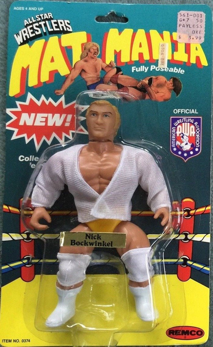 1986 AWA Remco All Star Wrestlers Series 5"Mat Mania" Nick Bockwinkel [Rerelease]