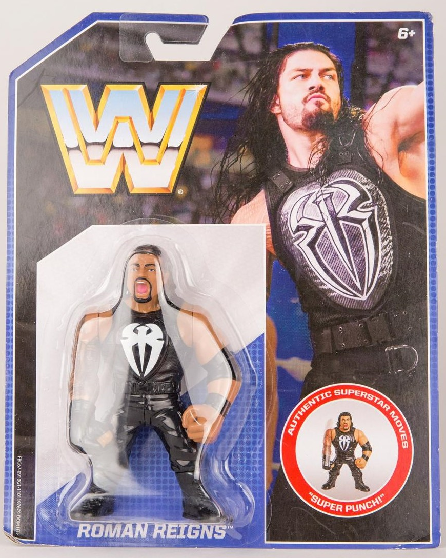 2016 WWE Mattel Retro Series 1 Roman Reigns with Super Punch! [Exclusive]