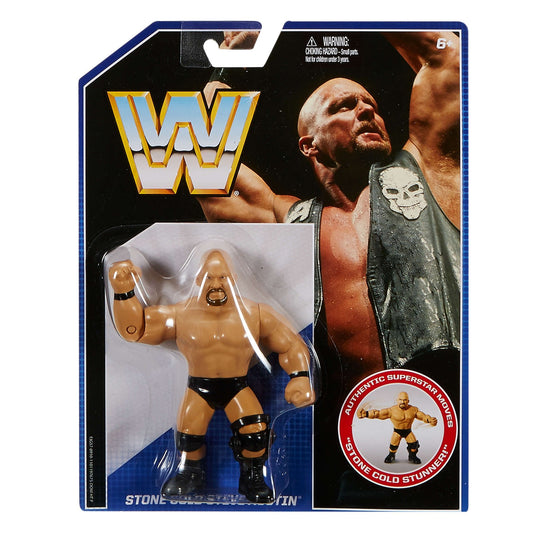 2017 WWE Mattel Retro Series 2 Stone Cold Steve Austin with Stone Cold Stunner! [Exclusive]