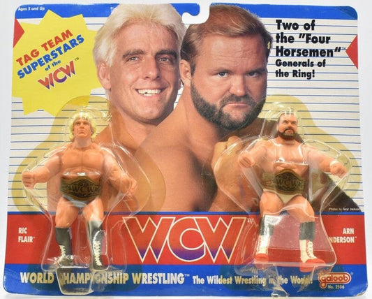 1990 WCW Galoob Series 1 Four Horsemen: Ric Flair & Arn Anderson