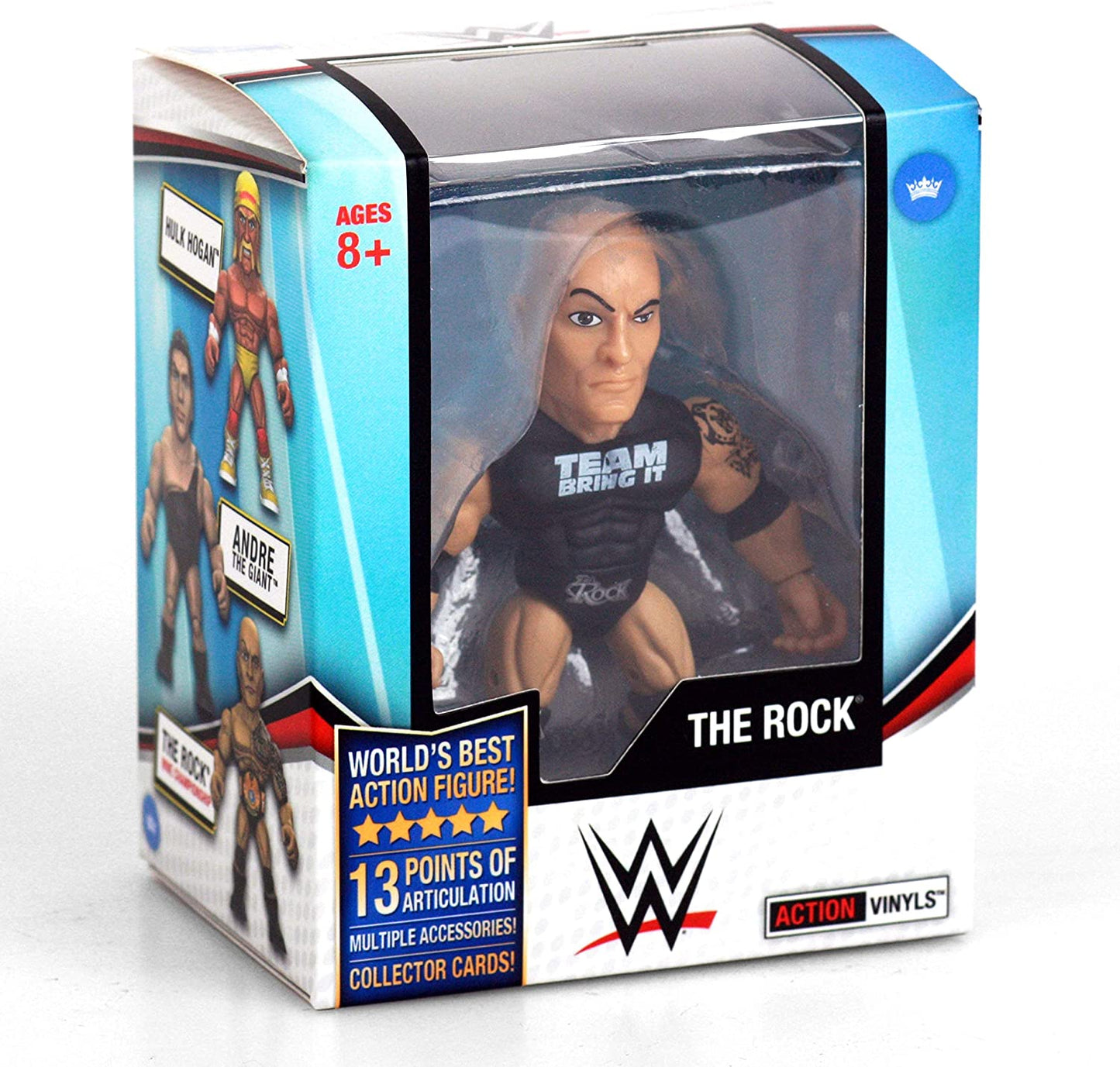 2020 WWE The Loyal Subjects Action Vinyls Series 4 The Rock [Modern Version, "Team Bring It" Shirt]