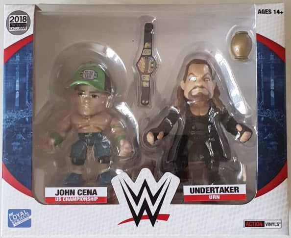 2018 WWE The Loyal Subjects Action Vinyls Exclusives John Cena vs. Undertaker [Exclusive]