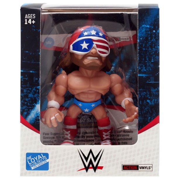 2018 WWE The Loyal Subjects Action Vinyls Series 1 "Macho Man" Randy Savage [With Blue Trunks]