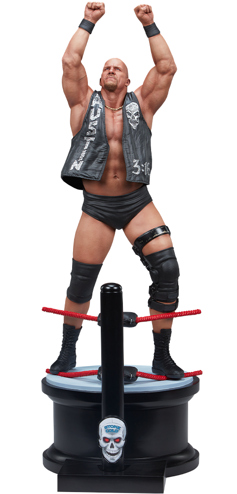 2022 WWE PCS Collectibles 1:4 Scale Statues Stone Cold Steve Austin