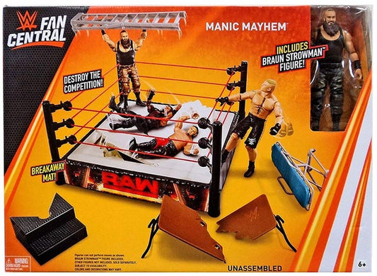 2017 WWE Mattel Basic Fan Central Manic Mayhem [With Braun Strowman, Exclusive]