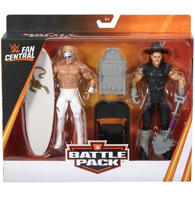 2017 WWE Mattel Basic Fan Central Battle Packs Sting vs. Undertaker [Exclusive]