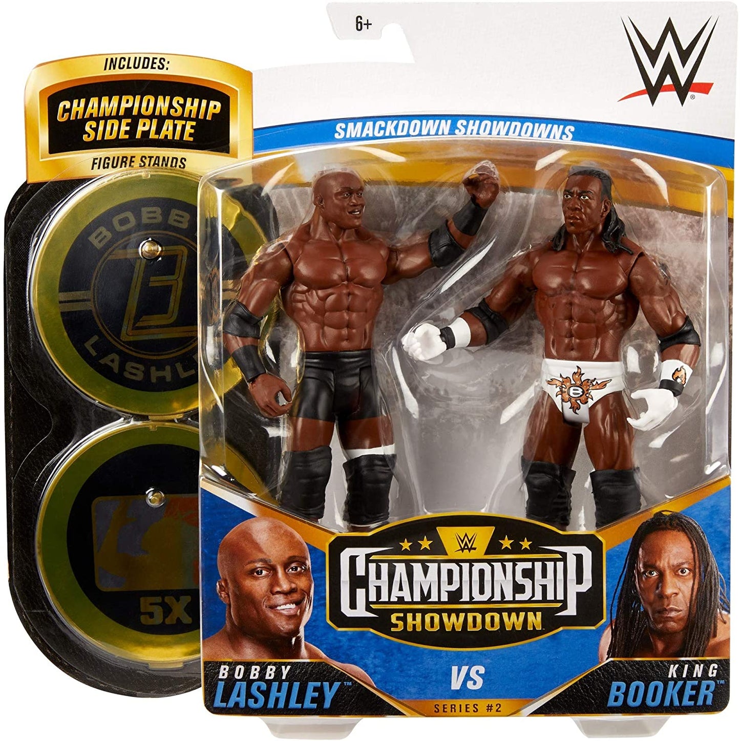 2020 WWE Mattel Basic Championship Showdown Series 2 Bobby Lashley vs. King Booker