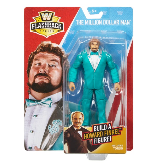 Figurine Mattel WWE Flashback Million Dollar Man Ted Dibiase Figurine Mattel WWE Flashback Million Dollar Man Ted Dibiase