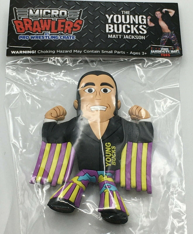 2017 Pro Wrestling Tees Crate Exclusive Micro Brawlers Matt Jackson [April]