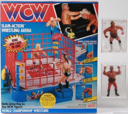 1991 WCW Galoob UK Exclusive Slam-Action Wrestling Arena