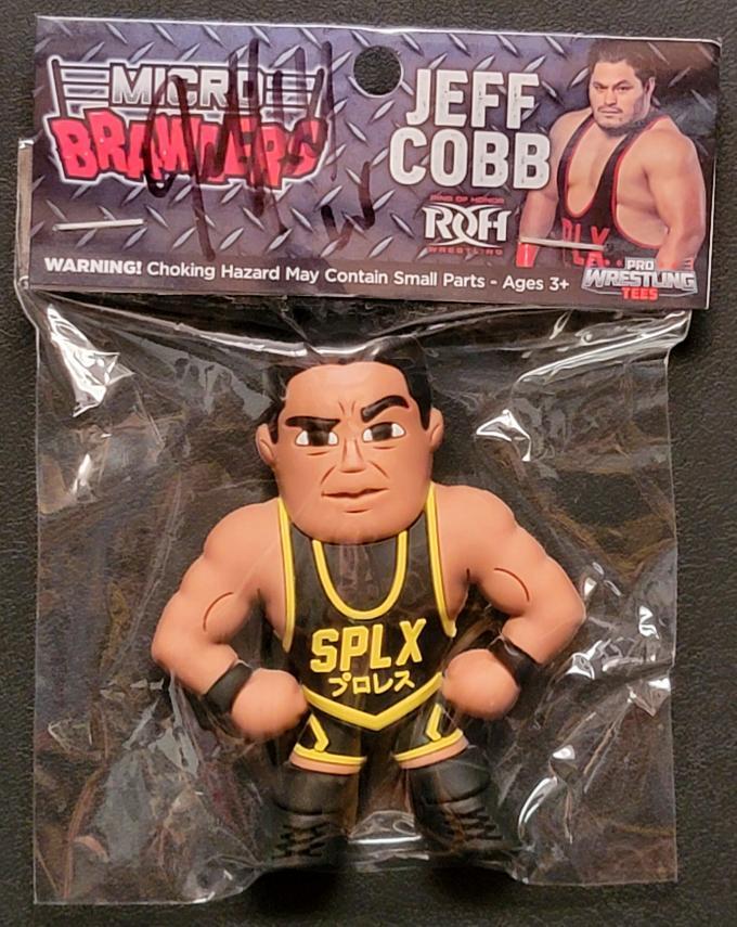 2019 Pro Wrestling Tees Crate Exclusive Micro Brawlers Jeff Cobb [August, Variant]