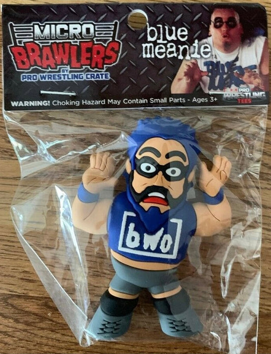 2019 Pro Wrestling Tees Micro Brawlers Series 3 Blue Meanie