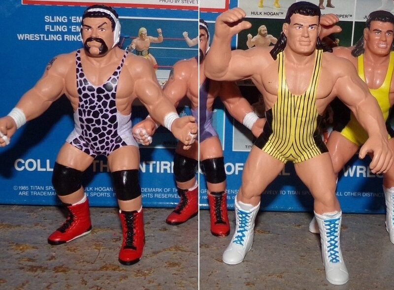 Unreleased WCW Galoob Rick Steiner & Scott Steiner