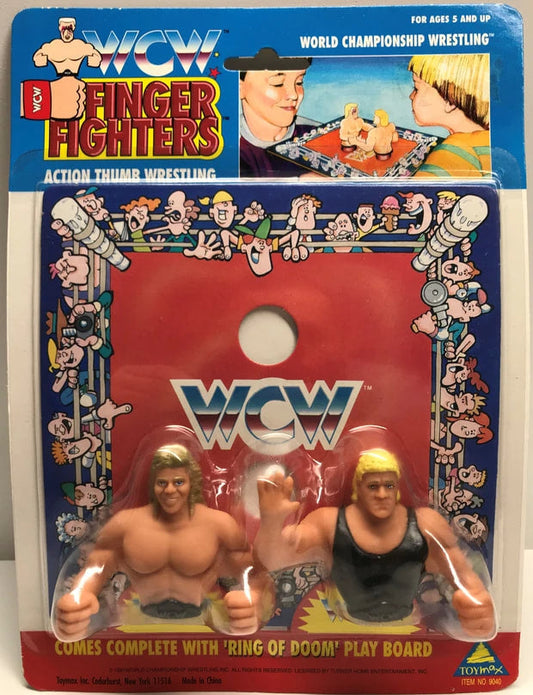1991 WCW Toy Max Finger Fighters: Lex Luger & Sid Vicious