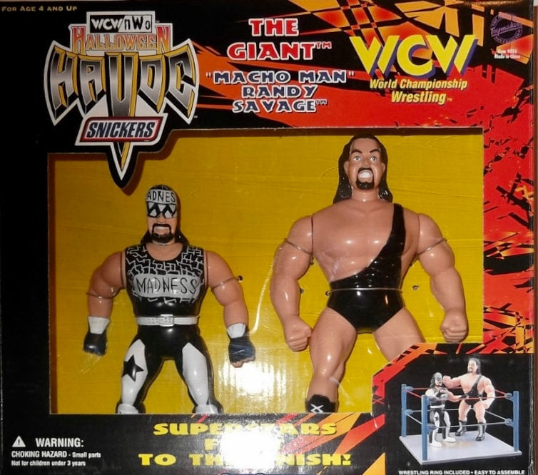 1998 WCW OSFTM 6.5" Articulated WCW/nWo Halloween Havoc: "Macho Man" Randy Savage vs. The Giant