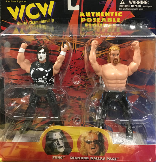 1998 WCW OSFTM 6.5" Articulated 2-Packs: Sting & Diamond Dallas Page