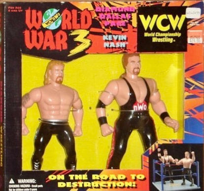 1998 WCW OSFTM 6.5" Articulated WCW/nWo World War 3: Diamond Dallas Page vs. Kevin Nash