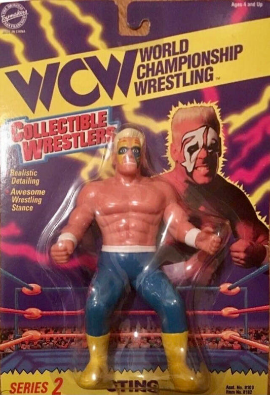 1995 WCW OSFTM Collectible Wrestlers [LJN Style] Series 2 Sting [With Blue Tights]