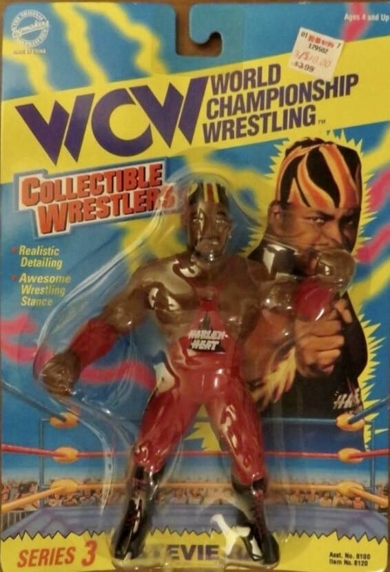 1996 WCW OSFTM Collectible Wrestlers [LJN Style] Series 3 Stevie Ray [With Red Gear]