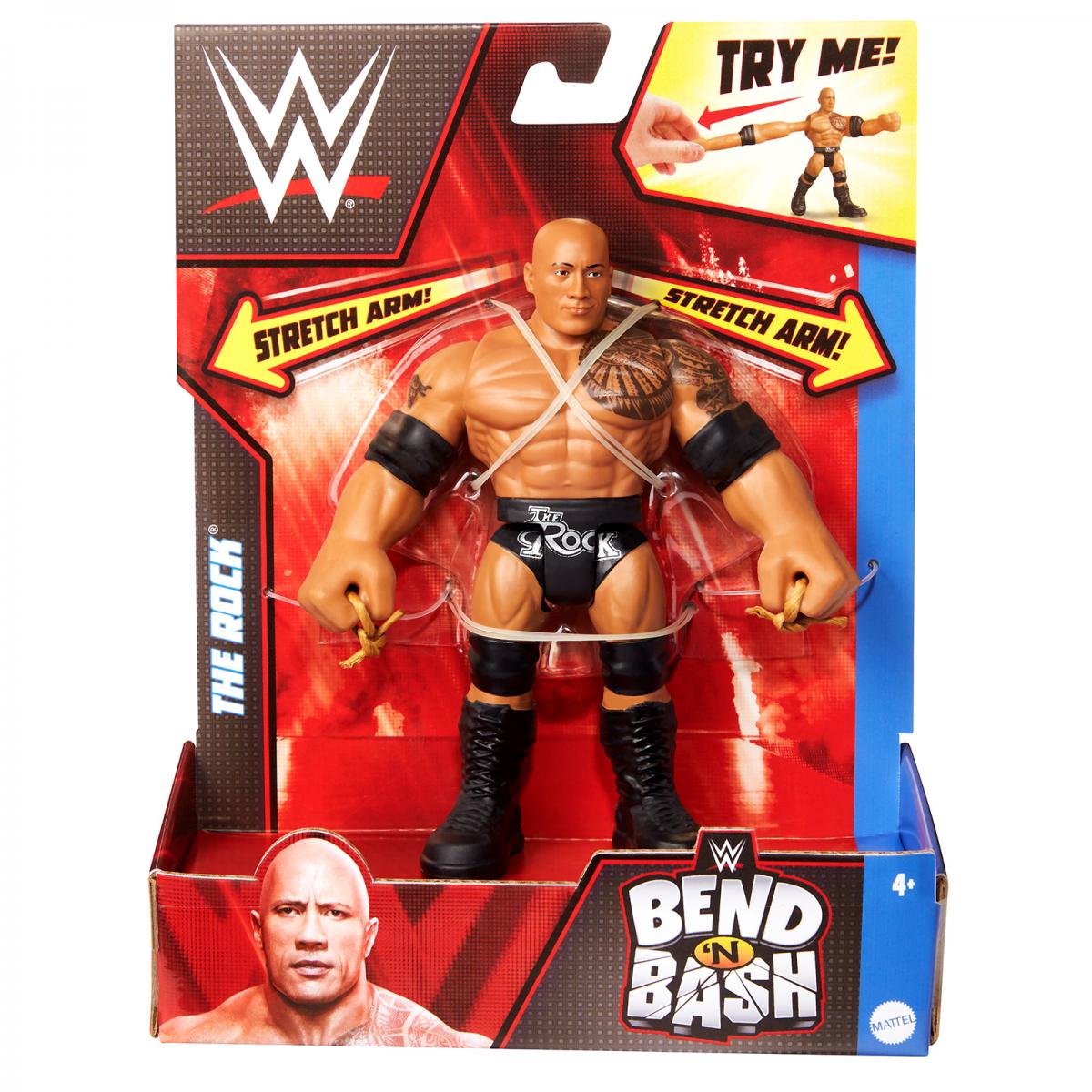 2022 WWE Mattel Bend 'N' Bash Series 1 The Rock