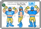 2023 Chella Toys [Epic Toys] Wrestling Megastars Series 2 "Hollywood" Nova
