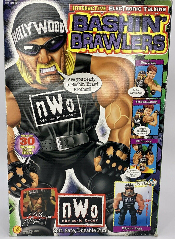 1998 WCW Toy Biz Bashin' Brawlers Series 1 Hollywood Hogan