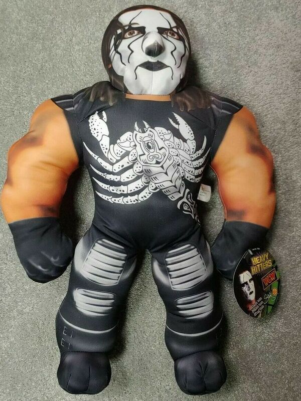 1998 WCW Toy Biz Heavy Hitters Sting [Black & White]