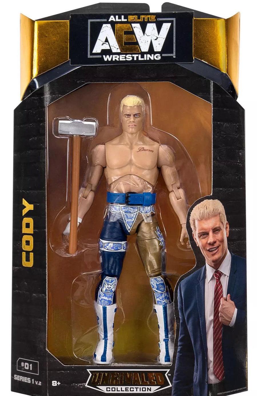 2021 AEW Jazwares Unrivaled Collection Series 1B #01 Cody – Wrestling ...