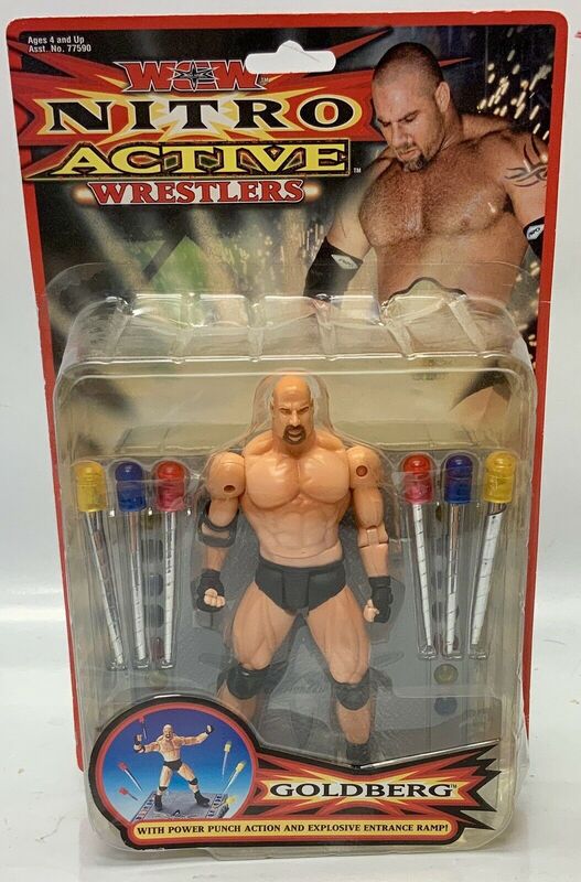 2000 WCW Toy Biz Nitro Active Goldberg