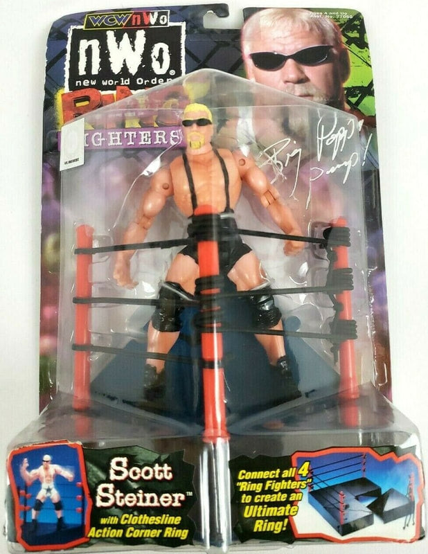 1999 WCW Toy Biz Ring Fighters Scott Steiner [With Black Singlet]