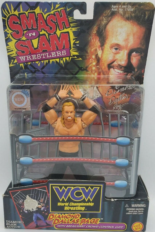 1999 WCW Toy Biz Smash 'N' Slam Diamond Dallas Page [Without Shirt]