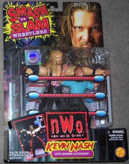 1999 WCW Toy Biz Smash 'N' Slam Kevin Nash [With Black Tassels]
