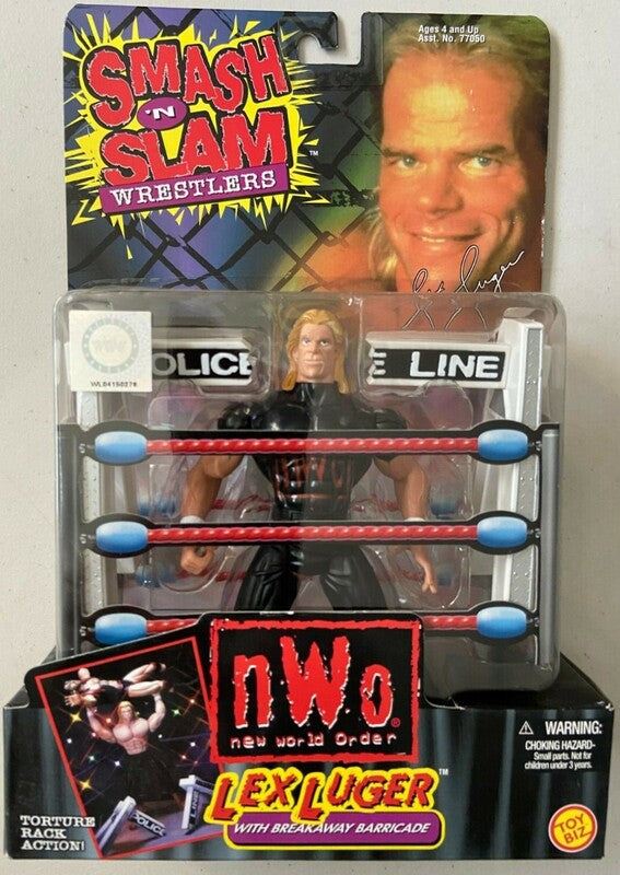 1999 WCW Toy Biz Smash 'N' Slam Lex Luger [With Shirt]