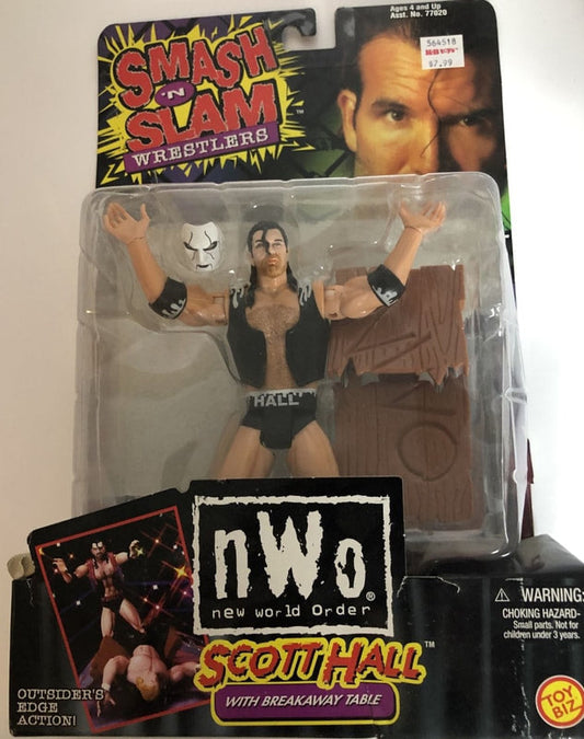 1999 WCW Toy Biz Smash 'N' Slam Scott Hall [nWo Hollywood]
